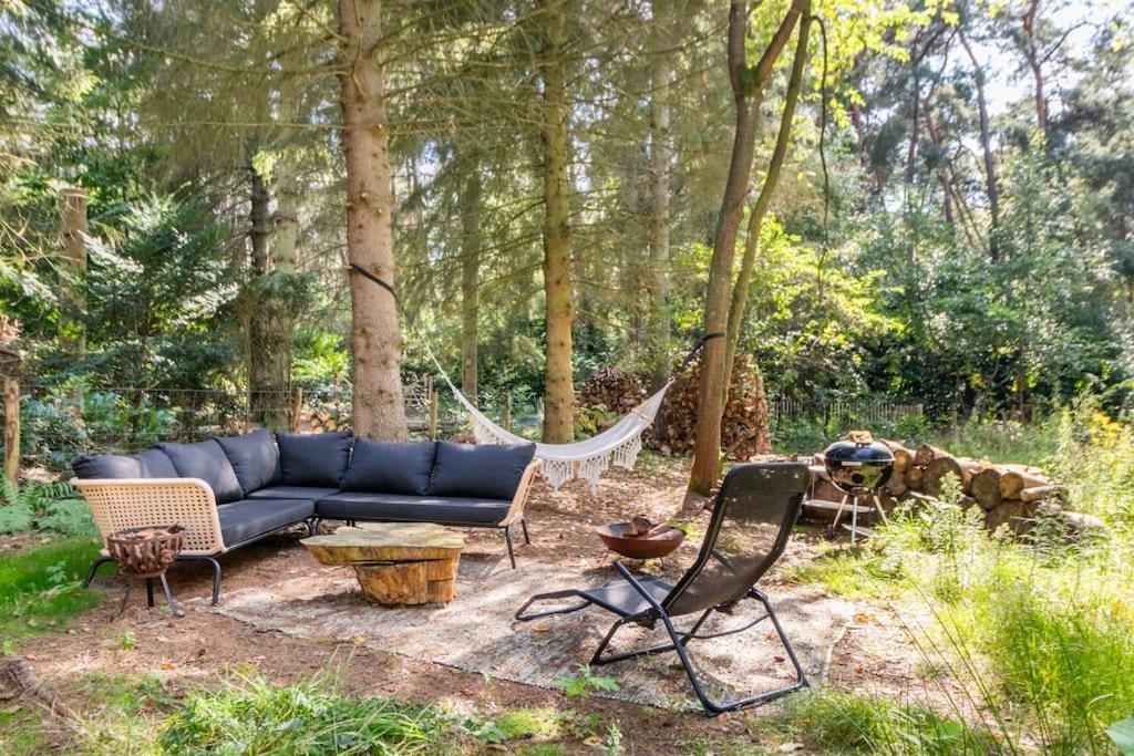Luxe-Avontuur In Een Romantische Cabin In Het Bos Stekene 外观 照片