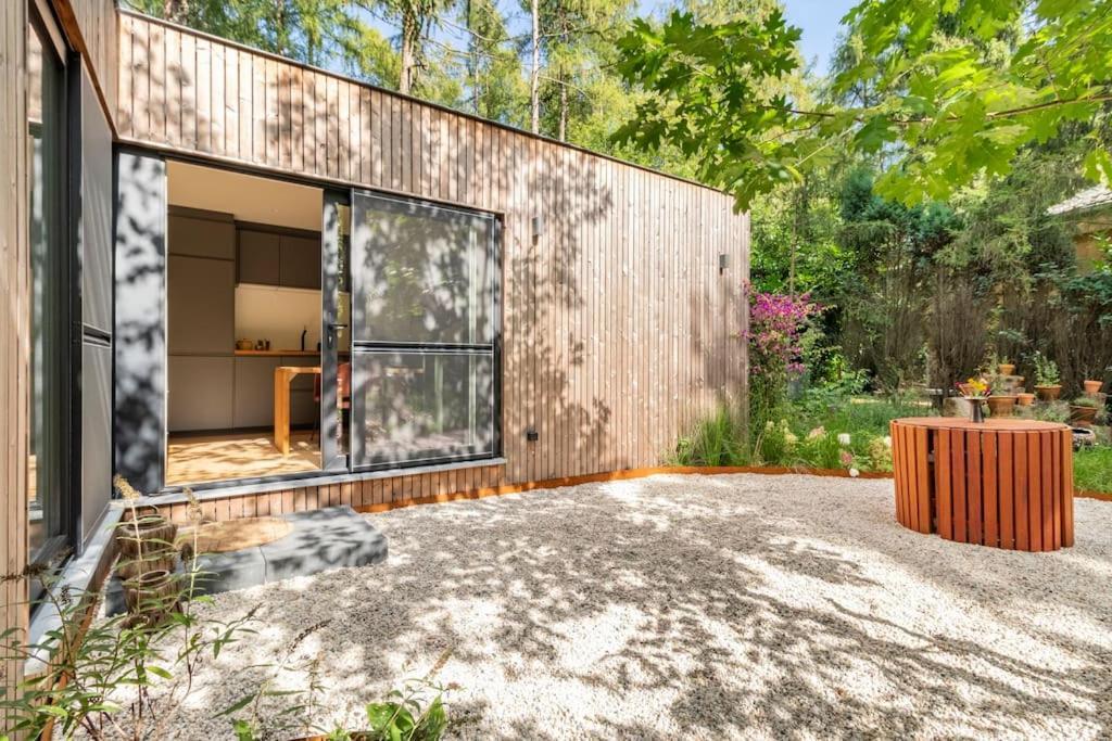 Luxe-Avontuur In Een Romantische Cabin In Het Bos Stekene 外观 照片